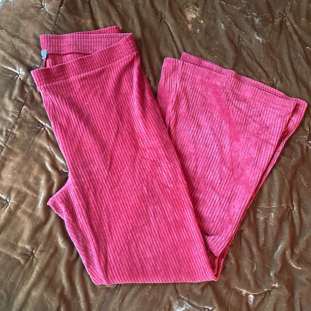 Aerie XXL rust colored corduroy flares